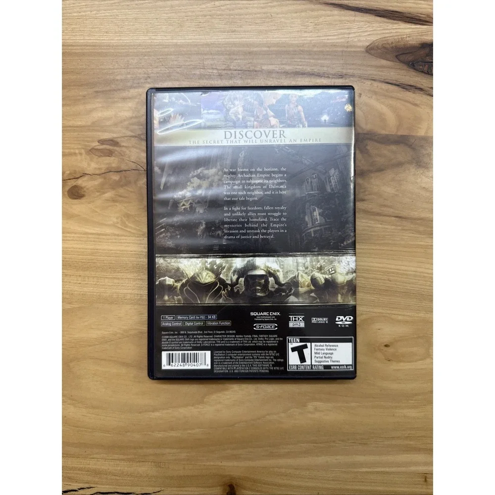 Final Fantasy XII Sony PlayStation 2 PS2, 2006 Very Good Condition Complete CIB